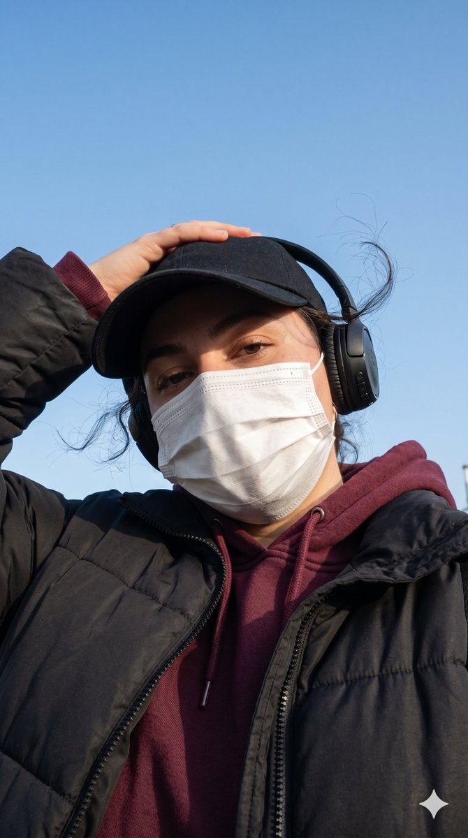 创作一张特写都市Z世代街头人像，灵感来自日本街头摄影、当代青年文化影像、抓拍式社交媒体美学以及现代生活方式编辑风格。画面呈现休闲、酷感、独立且真实的情绪，反映…