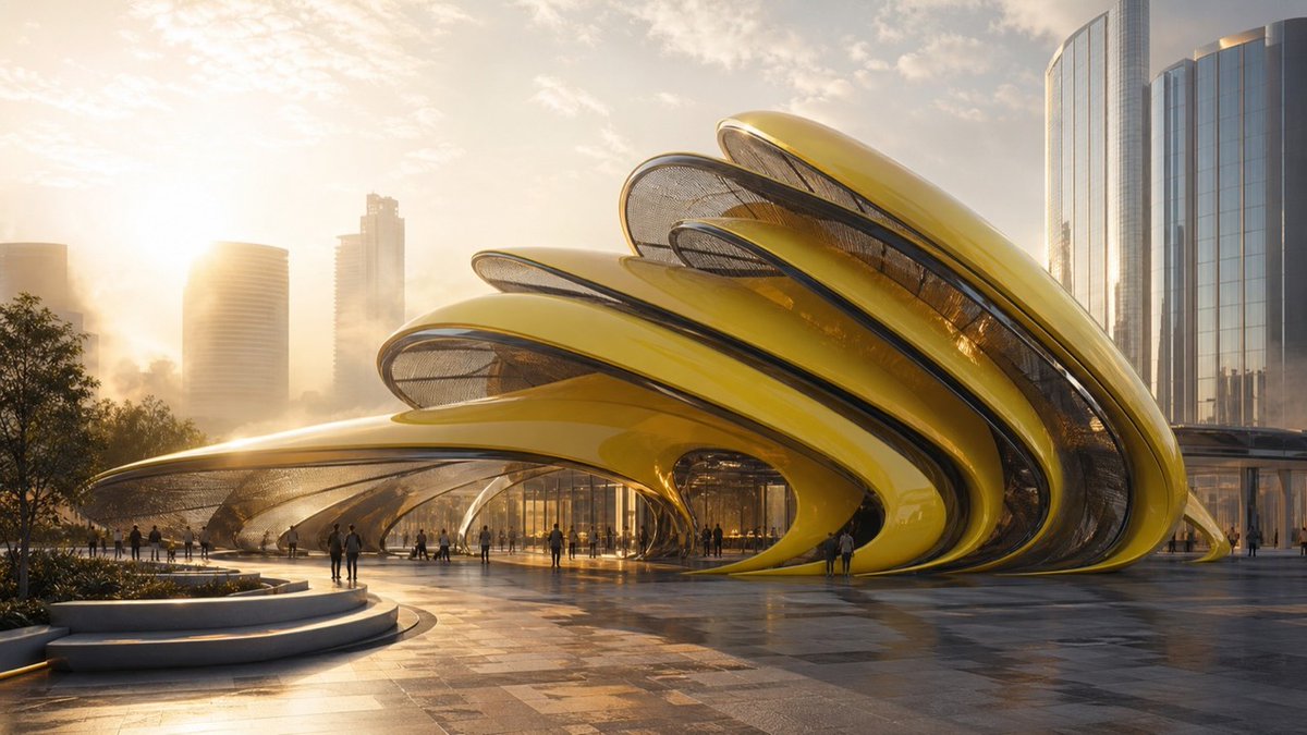 掌握 Midjourney v6 中的微仿生建筑 阅读更多:https://t.co/dSS7EyLrTm #illustrarch #architecture #design…