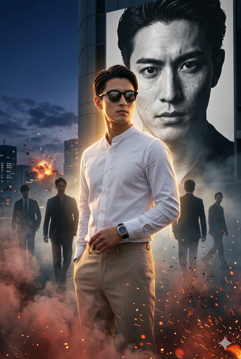 — 超标志性的次世代电影级英雄海报 — 8K 超现实主义杰作 打造一张超现实主义的 8K 电影级英雄肖像，具有价值十亿美元的好莱坞大片视觉冲击力，以及奢华编辑…
