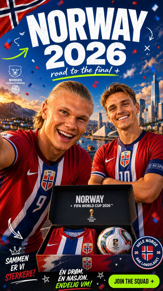 两个超光泽皮克斯风格的3D头像，代表[COUNTRY_NAME]参加2026年FIFA世界杯阵容中两位最大的现役球星。主球员以充满活力的表情向镜头倾斜，一只手臂伸出画面之外，第二…