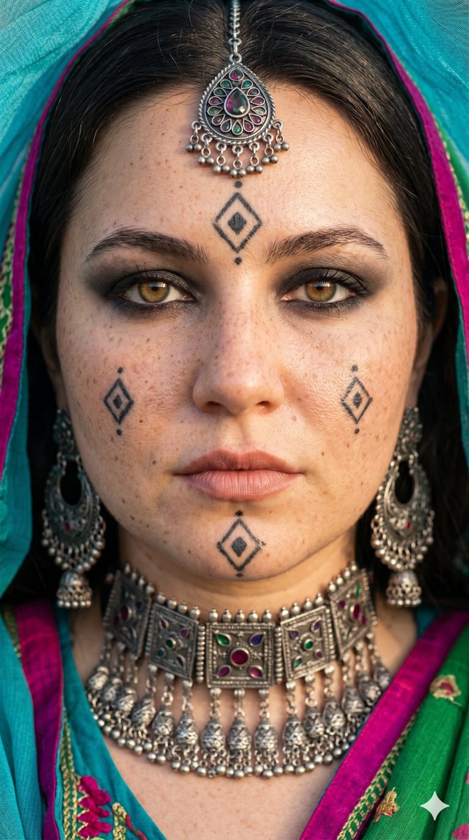 { "image_analysis": { "genre": "cultural fashion portrait photography", "subcat…