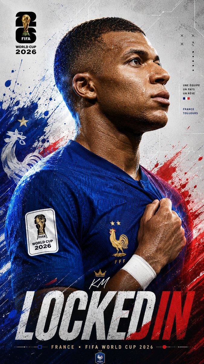 { "title": "通用 FIFA 2026 世界杯 “Locked In” 海报", "aspect_ratio": "9:16", "style": "超现实电影级体育海…
