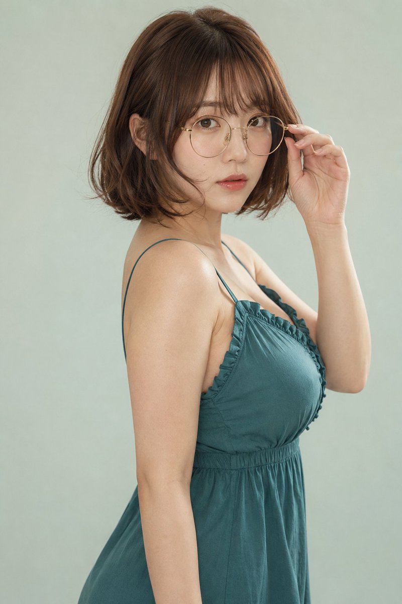 办公室女孩 🧐 GPT 图像 2 提示词 👇 创建一个真实的真人版肖像:一位二十多岁的东亚成年女性,具有甜美的日本/韩系外貌,柔软白皙的皮肤,圆润可爱的脸庞,平静的大棕色眼睛,自…
