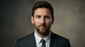 电影感、超写实的公司形象照，参考图片中的同一人。保留完全相同的面部特征、肤色和身份。风格：经典的专业公司肖像。主体穿着剪裁合身的深色西装、挺括的白衬衫和低调的领带。照明为柔和、定…
