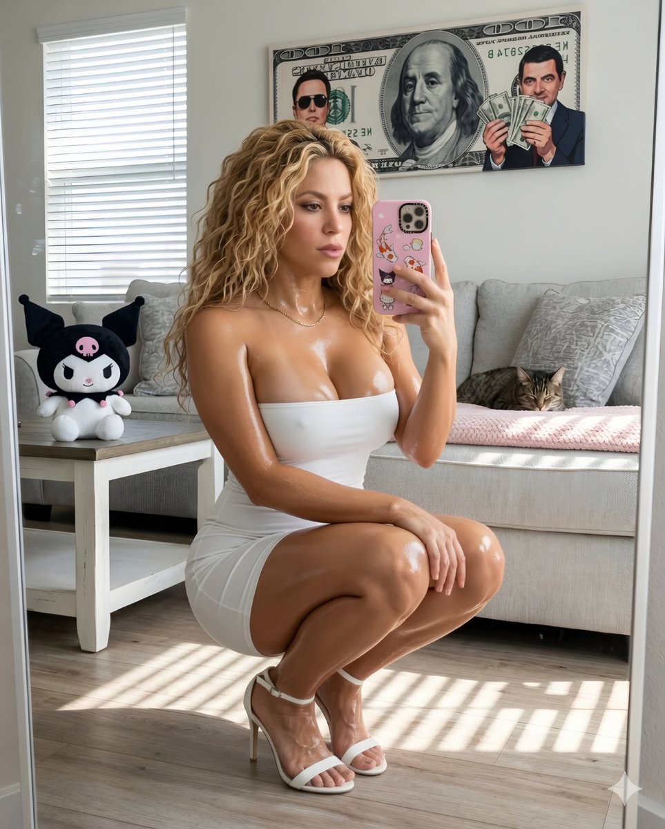 { "aspect_ratio": "4:5", "mirror_selfie_details": { "scene": "一张极度精细、锐利的镜面自拍,拍摄于光线充足的客厅,从…