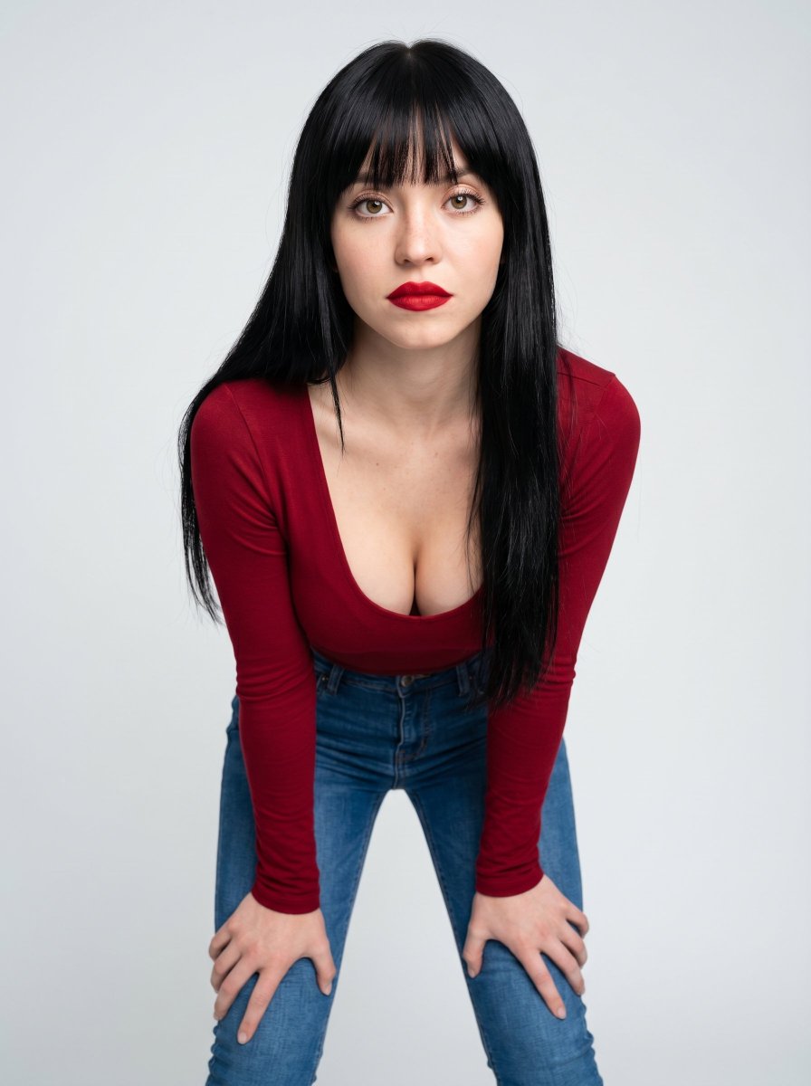 Sydney Sweeney Nano Banana pro via Hailuo { "prompt": "Ultra-realistic studio p…