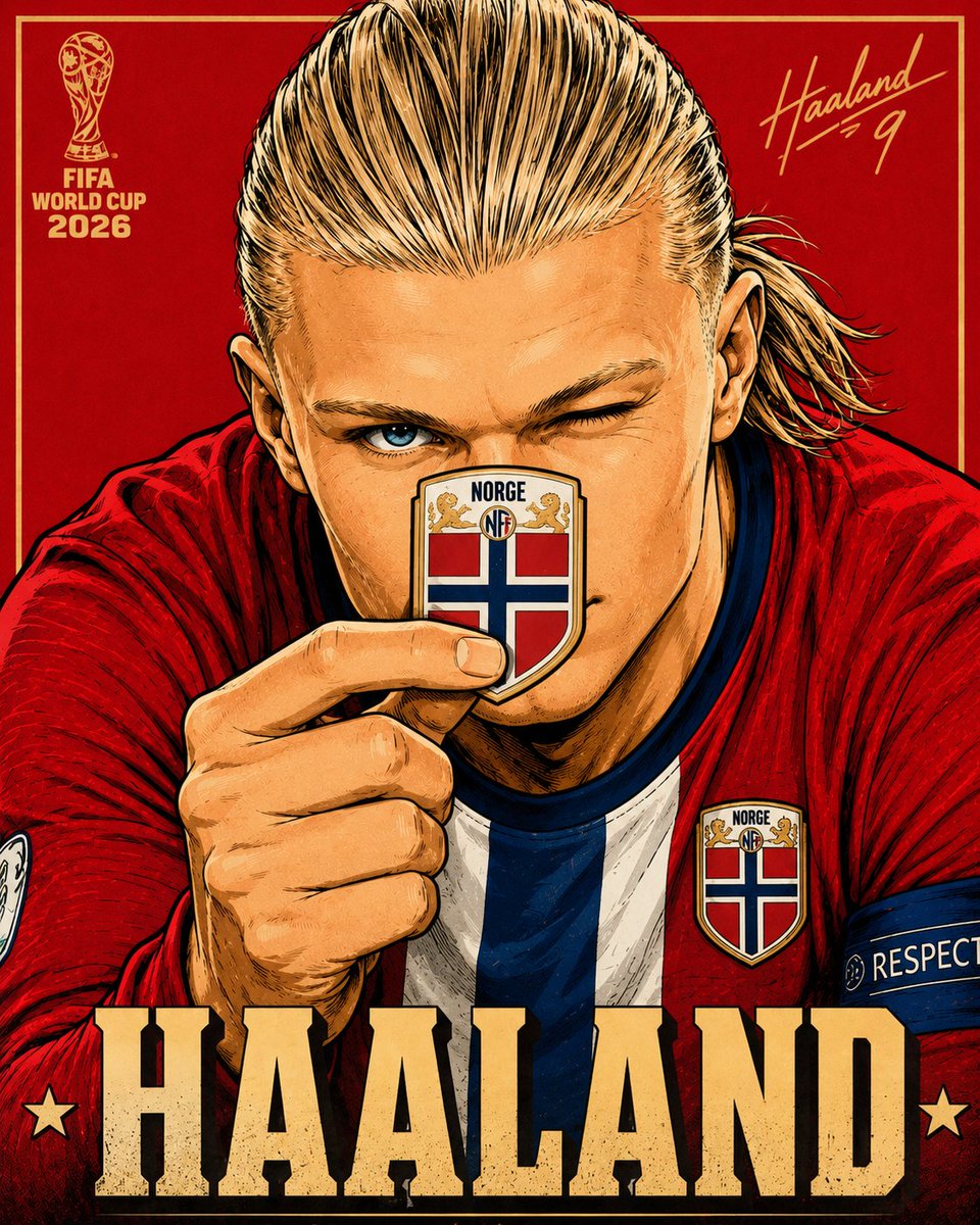超精细 FIFA 2026 世界杯 波普艺术动漫插画，主体为 [SUBJECT]，特写肖像，身体前倾，左眼眨眼，右眼直视观众，左手拿着一枚微型 [COUNTRY LOGO / E…