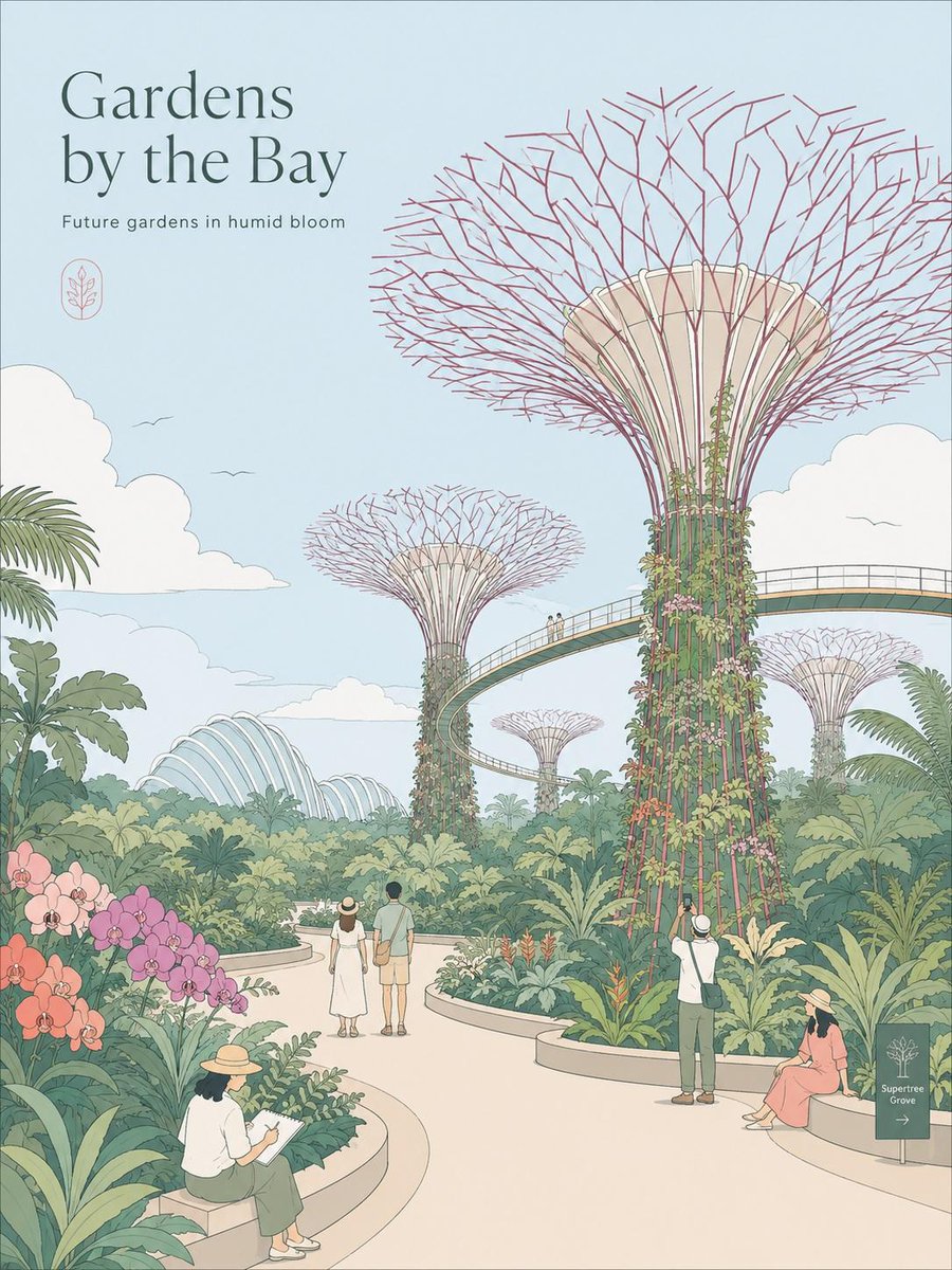 创作一幅极简风格的复古旅行海报插画，主题为[CITY / DESTINATION]（城市/目的地），灵感来自现代编辑型旅游艺术和日本旅游杂志封面。使用柔和的粉彩色调、干净的矢量风…