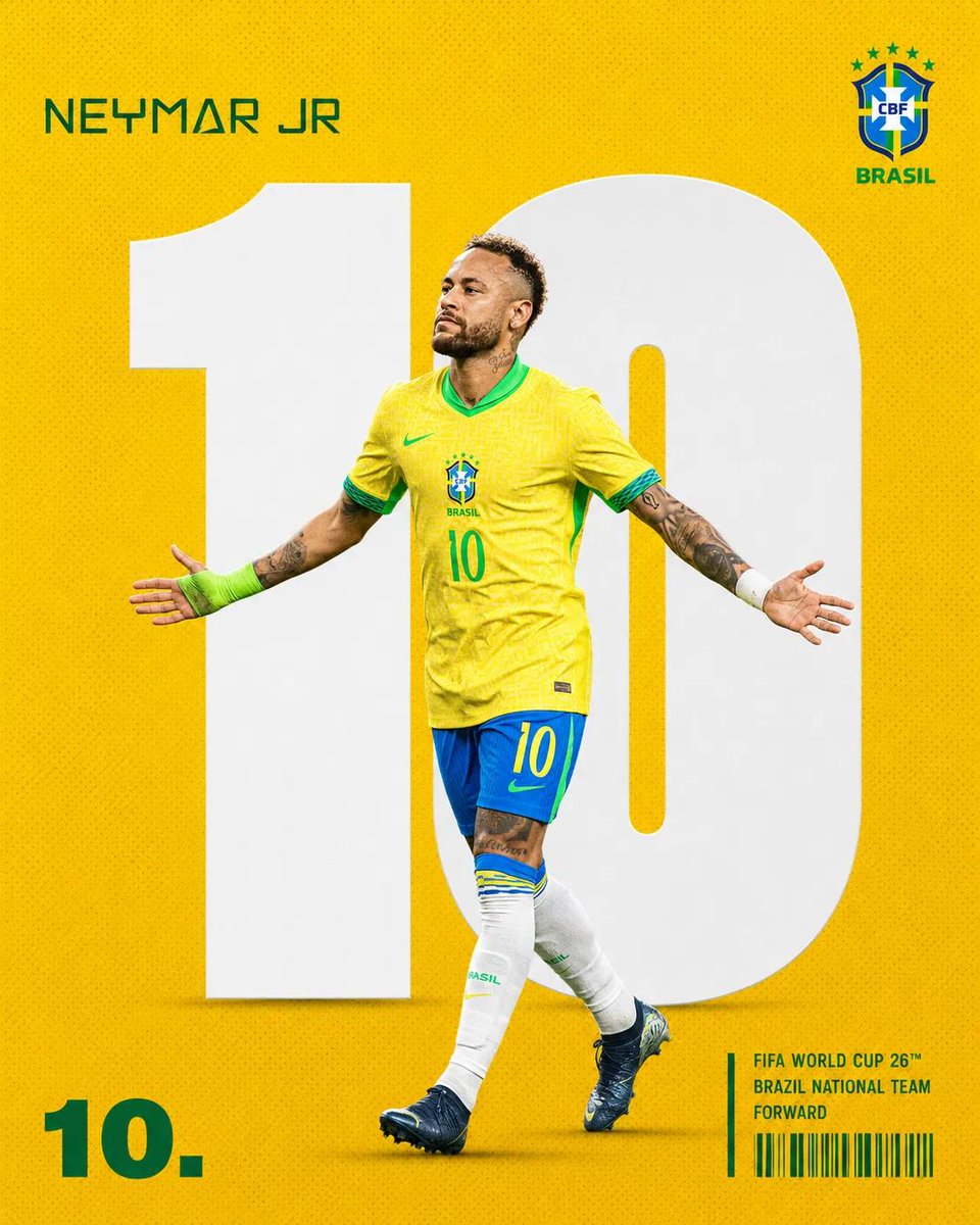 创作一张高级感 FIFA 世界杯球员海报,采用大胆极简的运动编辑美学。 主体: 一名全身职业足球运动员自信地站立在画面中央,双臂完全展开,微微仰头,表情坚定。球员身穿国家队官方球…