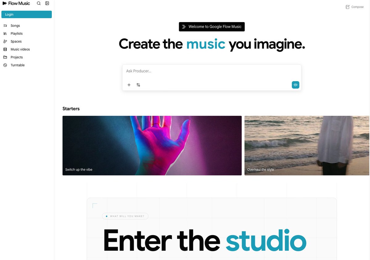 🎵 平台爬行（THE PLATFORM CRAWL）：Google Flow Music 降至通用化 AI 音乐生产 Google 向 Udio 和 Suno…