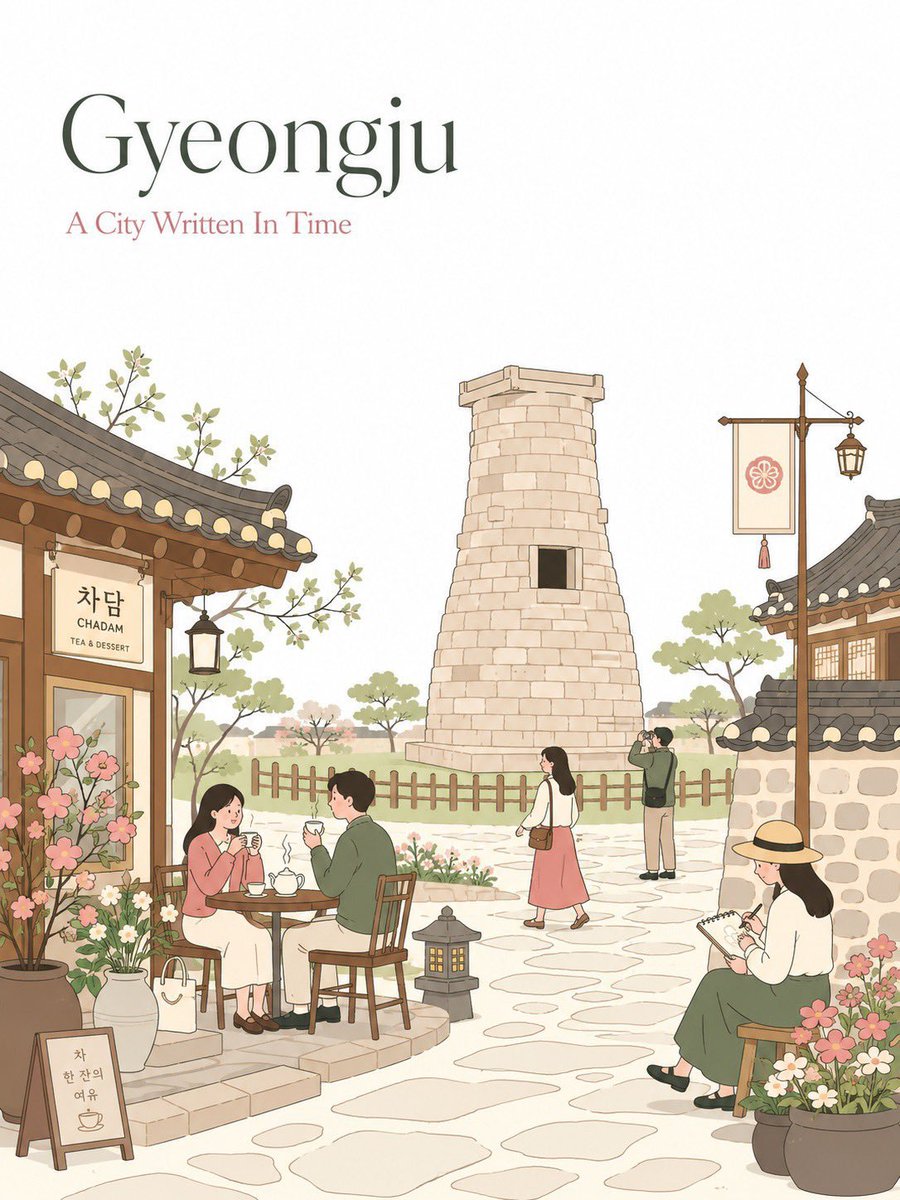 为 [CITY_NAME] 设计一款高级感极简扁平矢量风格的旅行海报,采用 3:4 竖版格式。 排版(左上角): - [CITY_NAME] - 一句简短优雅的英文副标题,呼应城…