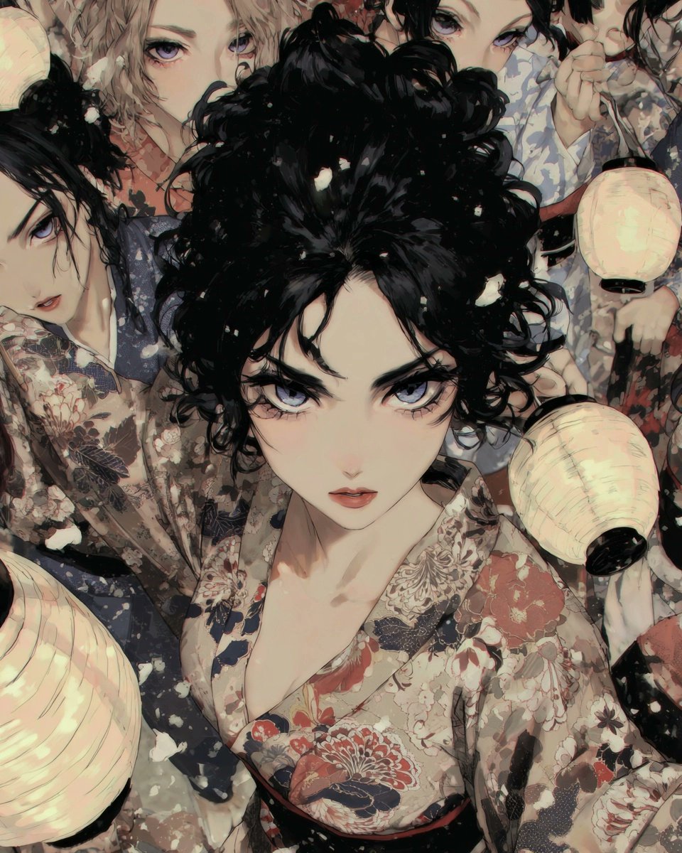"深夜的夏日祭典,决心穿过人群奔跑" AI くー画的 🎨 #AIイラスト #AIart #midjourney https://t.co/agk7xX0QOH