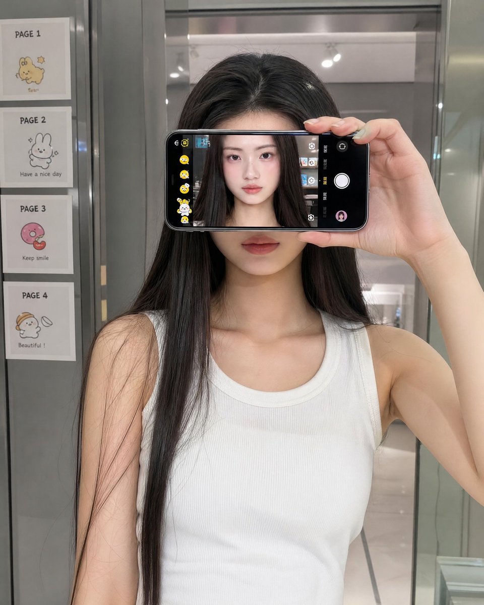 Chatgpt image 2 on @openart_ai { "prompt": "Ultra-realistic iPhone portrait with identity…