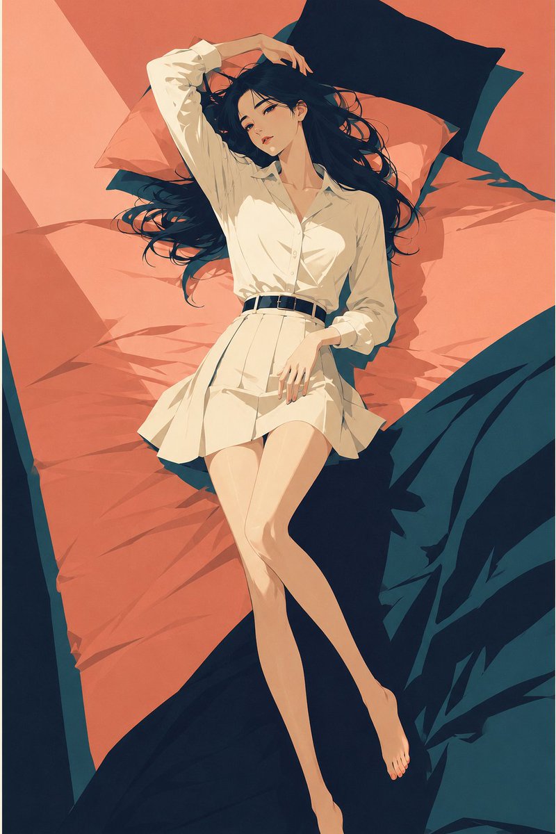 https://t.co/Q7csxiZPOM 一幅精致的日式插画，带有复古旅行海报的感觉，以 [xxx] 作为主体。参照高端日系时尚插画的风格来刻画主体：修…