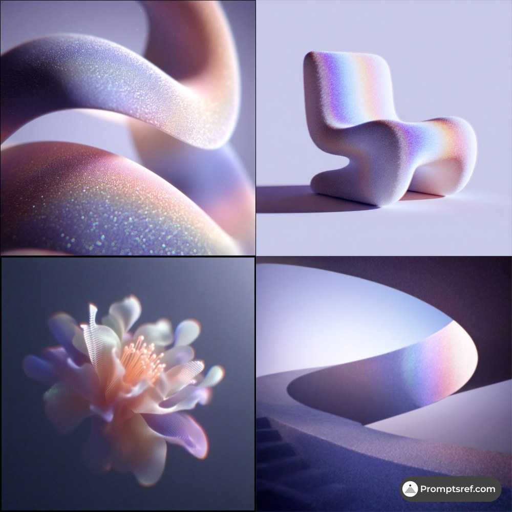 这个 SREF 让 3D 感觉不像“CG”，更像一个你可以触碰的梦。 每日分享 · 试试你的提示词 --sref 6139537108 --v 7 --sv6…