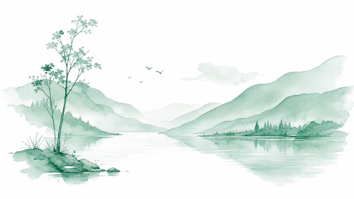 [SUBJECT] 的极简水彩插画，柔和的色彩晕染，单一主色调，留白通透空灵，线条细腻精致，白色背景 Created with @lovimg_com https://t.co/…