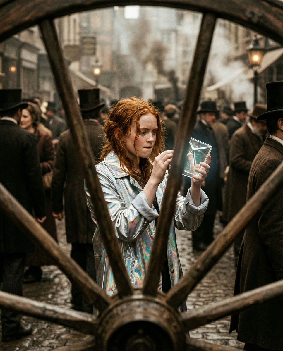 { "vibe_title_en": "Inside the Anachronistic Chaos", "hook_psychology_en": "The stark con…