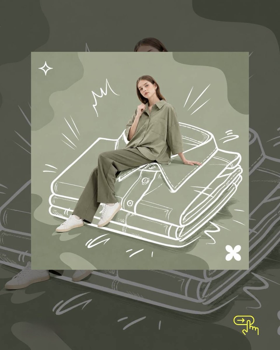 为[BRAND NAME]打造一个混合媒介营销活动，以[HERO COLOR]为主色调，画幅比例为1:1。 使用纯色[HERO COLOR]作为背景，加入3–…