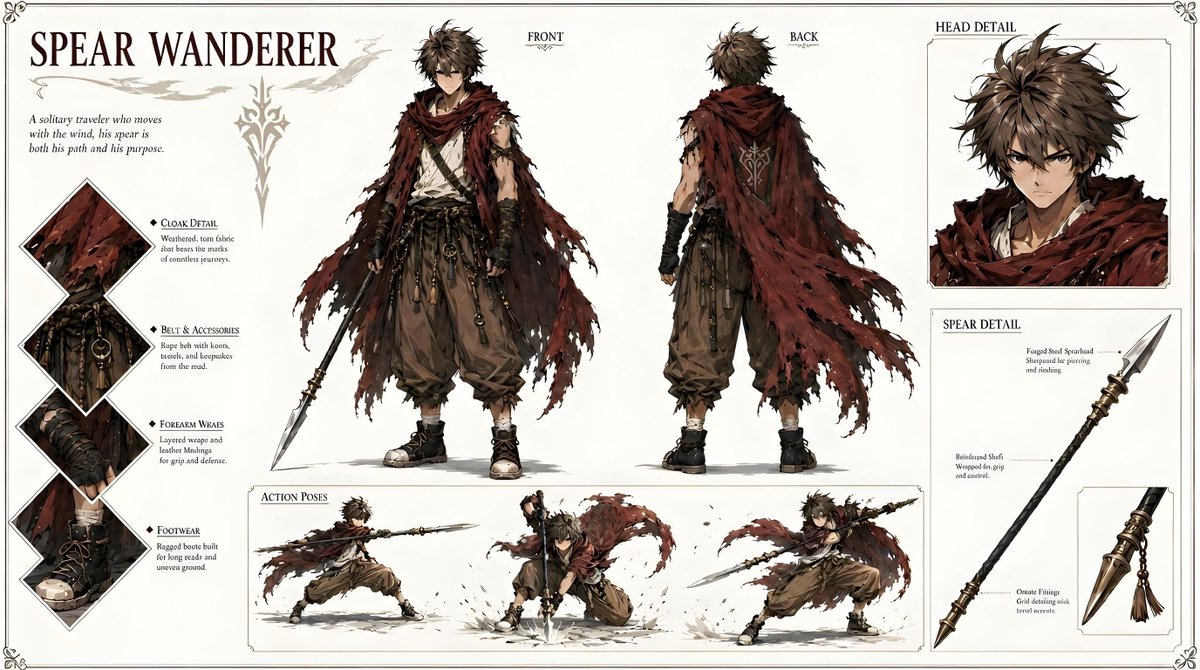 困难的部分不是打斗本身，而是连续性。一台实体摄像机，一个庭院，没有重置，没有瞬移。 Seedance 2.0 prompt Pt 1:↓ 长枪游侠 VS 暗影…