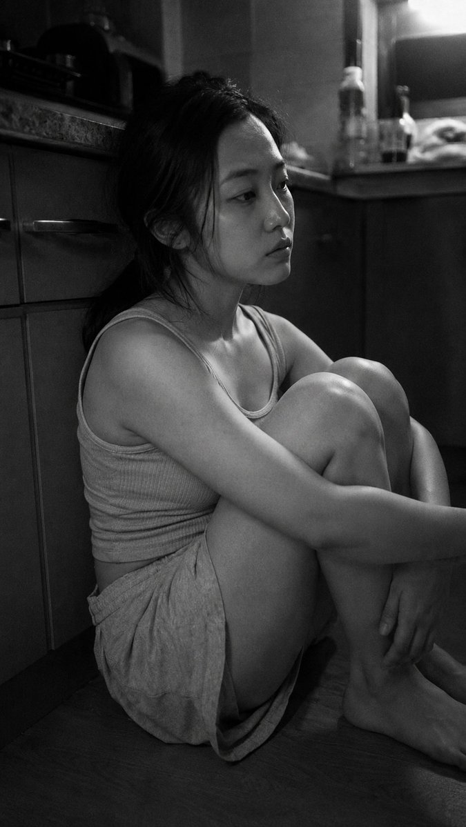 GPT Image 2 on ChatGPT 情绪系列片《公寓一夜》- 7: One Night in the Apartment - Part 7: The Kitchen F…