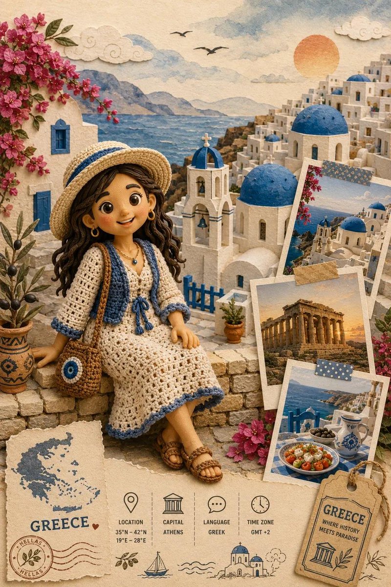 竖版 2:3 Instagram 旅游海报，[LOCATION]（地点），系列可收藏的手工旅行艺术作品之一。画面中任何位置均不得出现标题、主标题、口号或说明文字。 风格：手工立体…