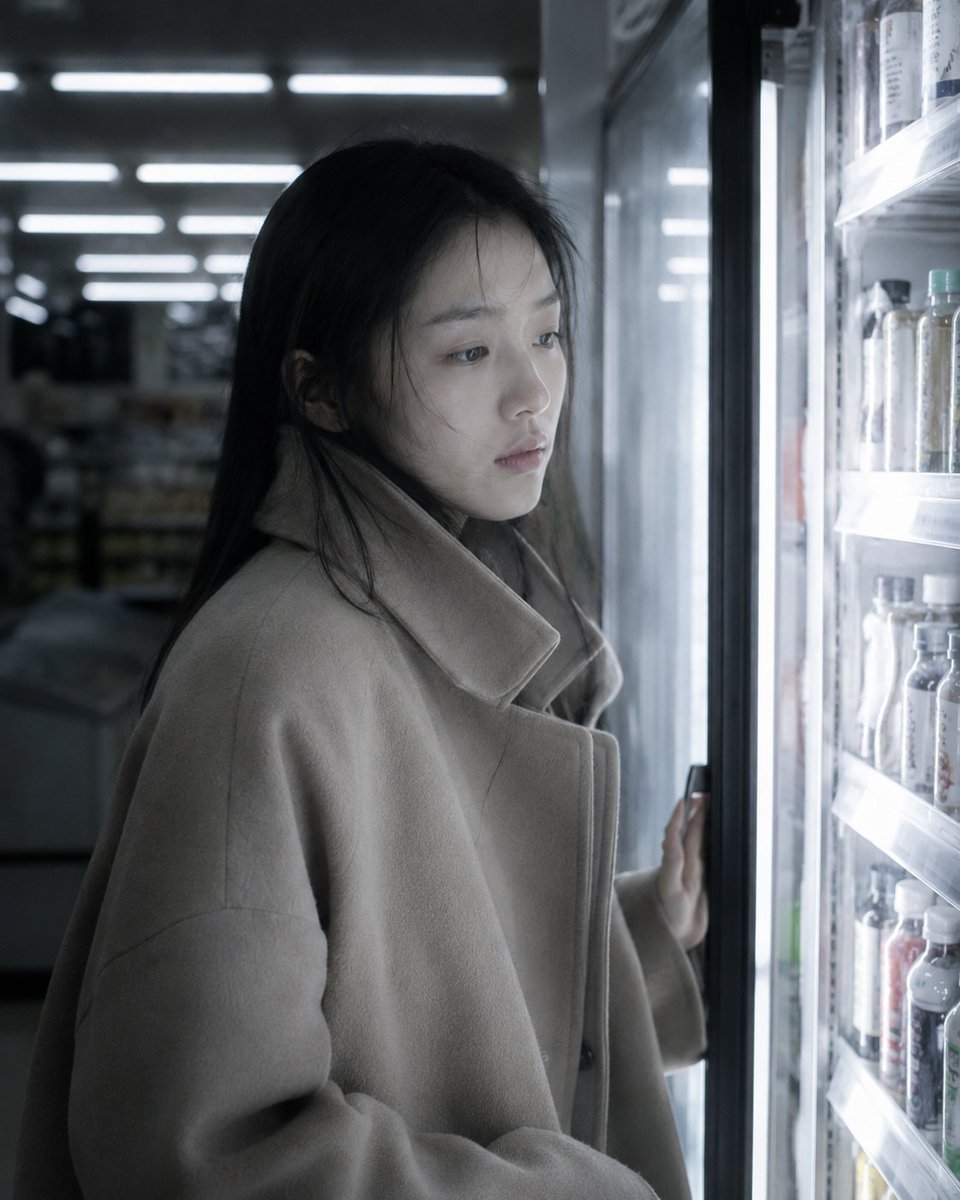 GPT Image 2 on ChatGPT 情绪系列片《公寓一夜》- 13 One Night in the Apartment - Part 13 Fluorescent L…