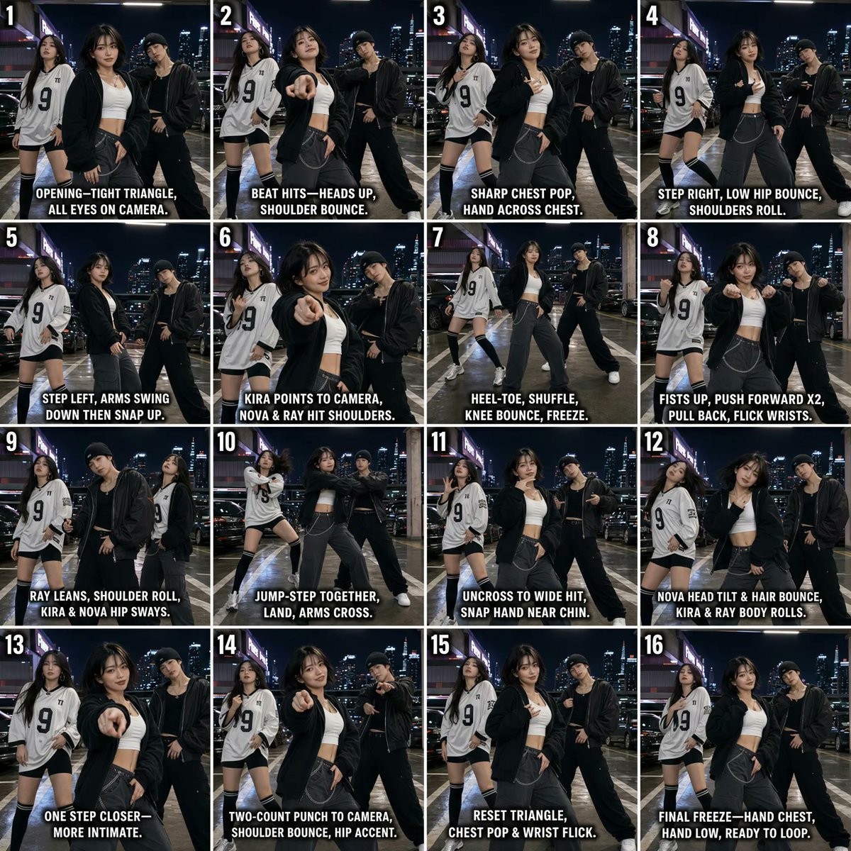 K-pop 舞蹈视频,为舞台聚光灯而生 将偶像灵感概念转化为精致的 AI 表演。 借助 APOB AI,创作者可以打造一位形象一致的虚拟表演者,在 Chat to Generat…