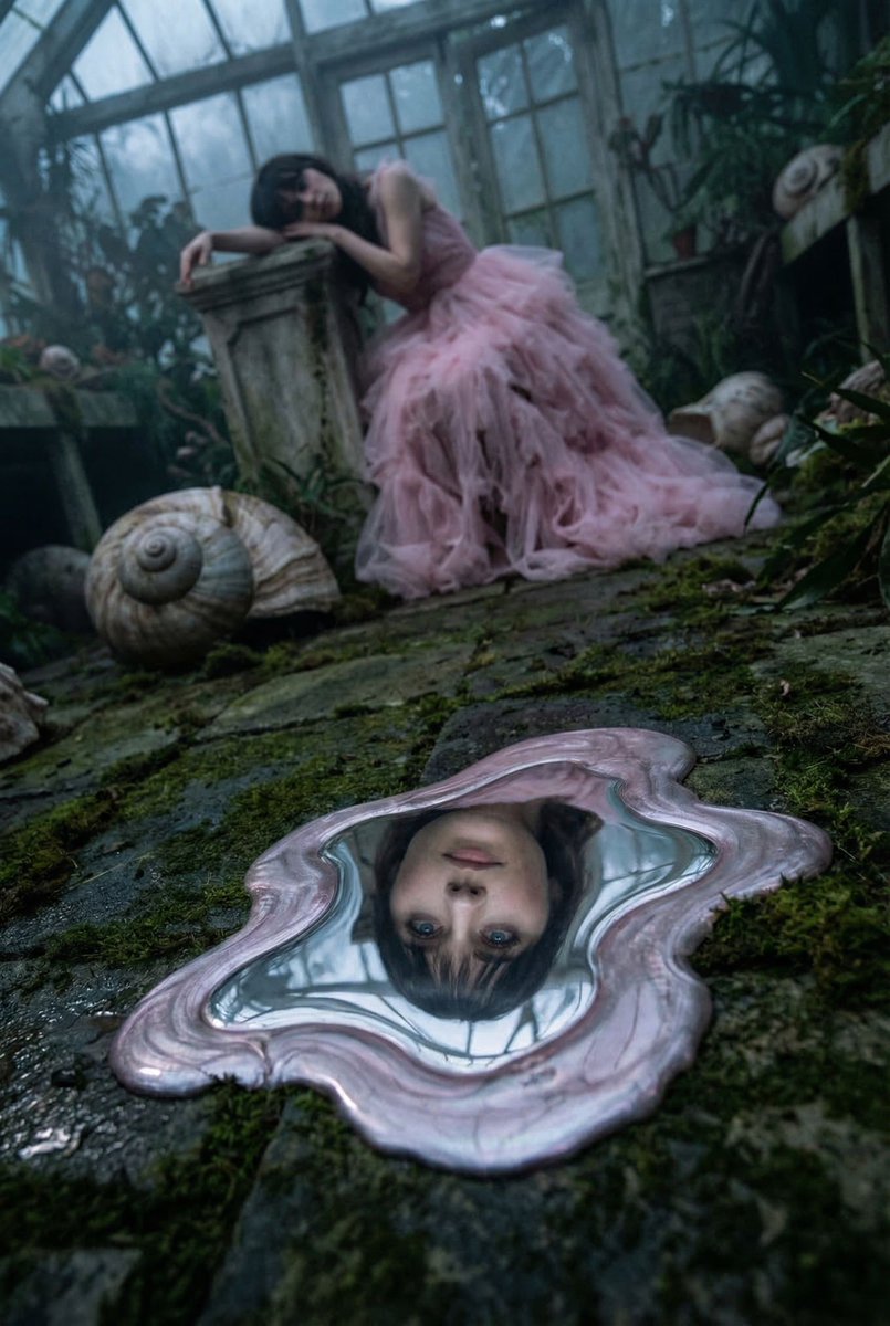 { "vibe_title_en": "The Opalescent Aftermath", "master_prompt": "一张超写实、电影感的镜头，采用“扭曲倒影(The…