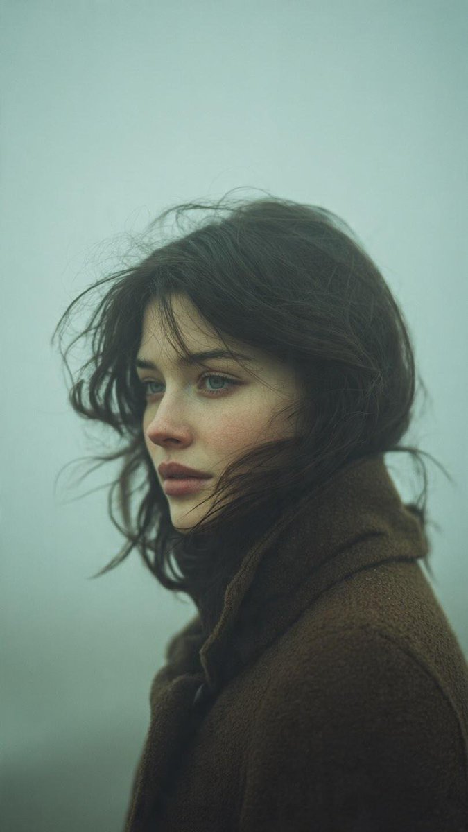 GPT image 2 on Chatgpt Prompt 1 – Windy Meadow Portrait(风中草甸肖像) 超写实电影级艺术肖像:一位年轻女性,留着凌乱的深色…