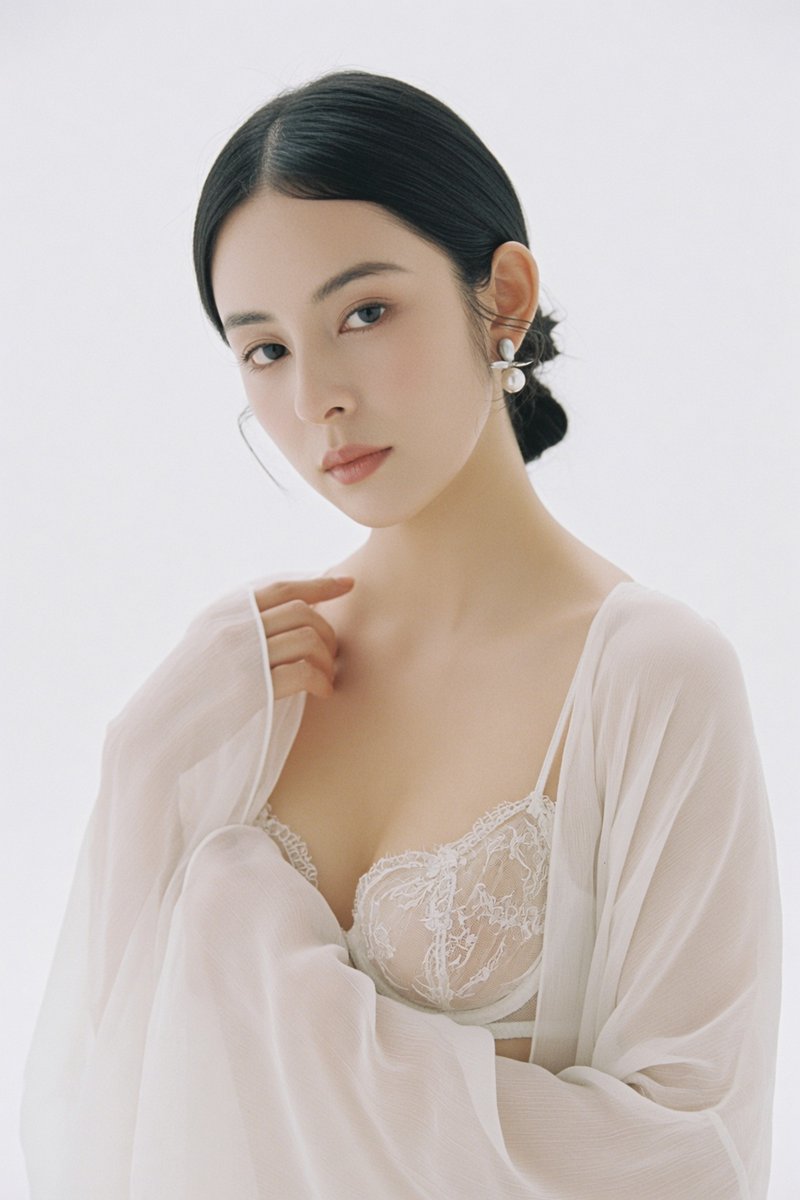 GPT Image 2 on ChatGPT Prompt ⬇️⬇️⬇️ 一位年轻成年东亚女性,上半身近景肖像,画面从胸部以上至头顶。人物位于画面中央略偏右,身体微微侧向左侧约2…