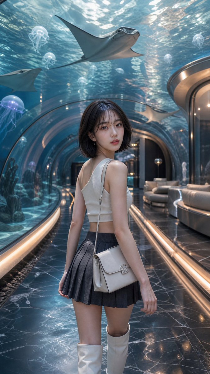 一个让人忍不住回头看两次的地方。 Gpt image 2 on ChatGPT Prompt 仅将上传的图像用作角色参考。保持相同的脸型、发式、年龄、身材比例…