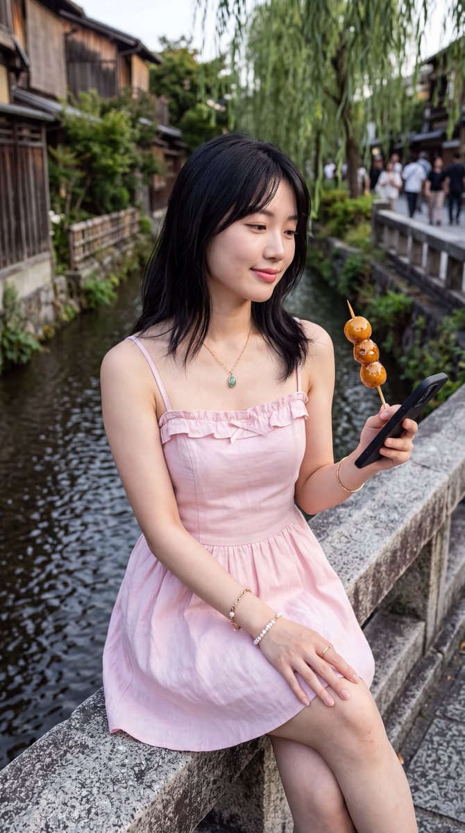 [GPT Image 2 提示词] | ar 9:16 4K 创作于 @TopviewAIhq @topviewaijp #Topview 女士吃烤肉丸 一张年轻东亚女性的照片级…