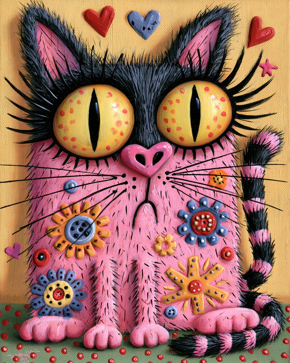 迷人的可爱猫咪，童书插画风格，高度精细又不失奇趣，氛围温暖而欢快 --ar 4:5 --sref 1819239753 1615629749 8176187104 5415431…