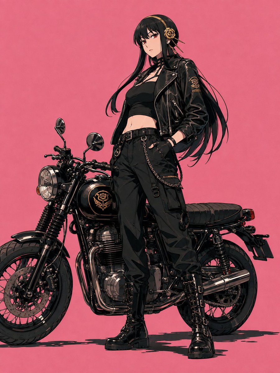 把女孩骑手的衣服换成都市时尚风 角色:你是一位资深的插画师、动漫行业角色设计师,拥有丰富的知识,能够深刻理解创意领域的各种主题、艺术风格、构图、色彩主题和情感,创作出独一无二的插…