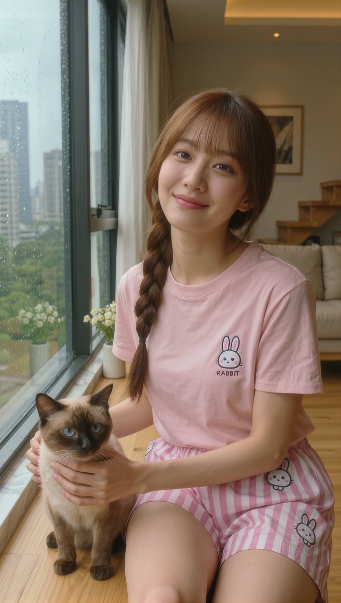 [Kling V3 Omni 提示词] | ar 9:16 4K 创建于 @TopviewAIhq @topviewaijp #Topview 女人与猫咪 一位美丽的年轻东亚女性…
