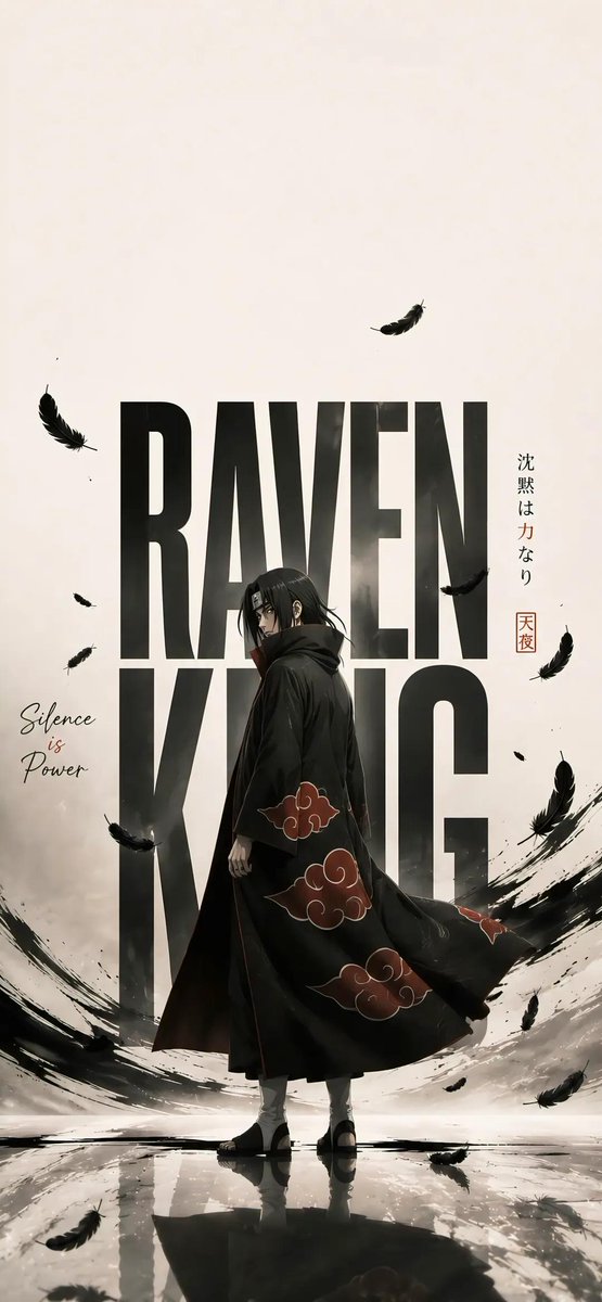 创作一张高端电影级动漫编辑风格海报与设备样机，画面中一位神秘的年轻男性忍者独自伫立在雨水浸润的极简风景之中。他身披一件长款飘逸的黑色斗篷，上面点缀着隐约的深红…