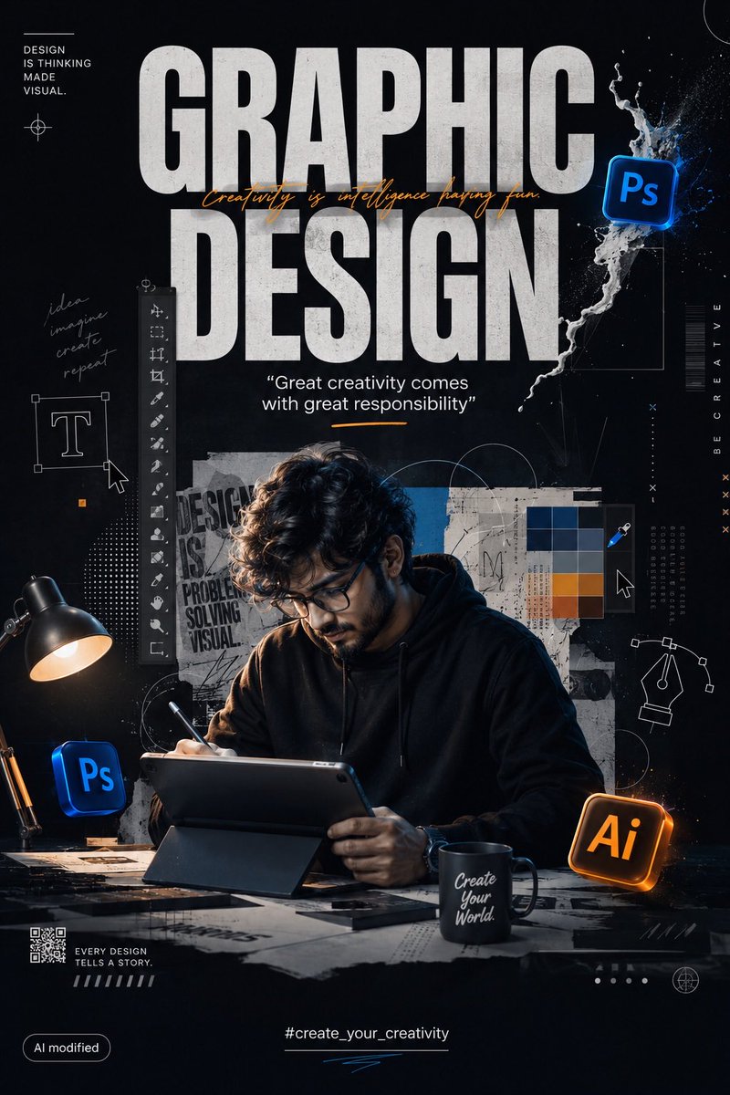 创建一个高端电影感的平面设计(GRAPHIC DESIGN)宣传海报,采用现代专业创意工作室的美学风格。 构图: 竖版 4:5 人像格式。打造一张高度精致、写实的平面设计广告/海…