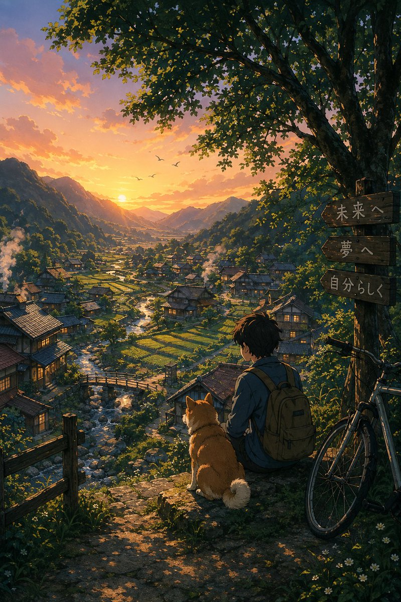 回家的路 🌿 他离开这个村庄，去追寻更广阔的人生。 多年后，他只带着一辆自行车和一位老朋友回来了。 有些地方不会问你去了哪里。它们只是静静地等你。 ✨ 由 G…