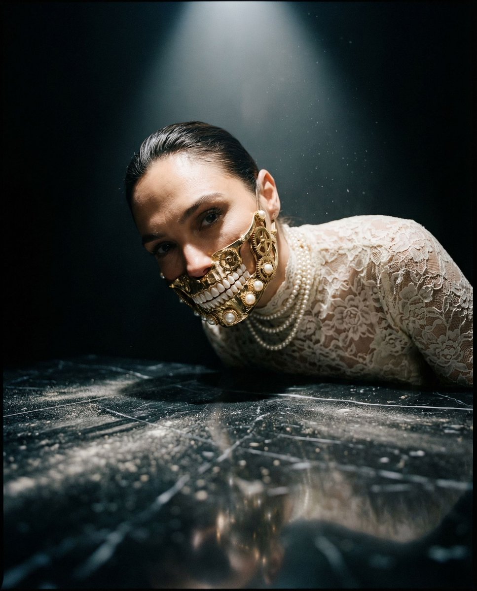 { "vibe_title_en": "The Gilded Facade", "master_prompt": "一张超写实、中画幅的摄影作品,从极端的地面…