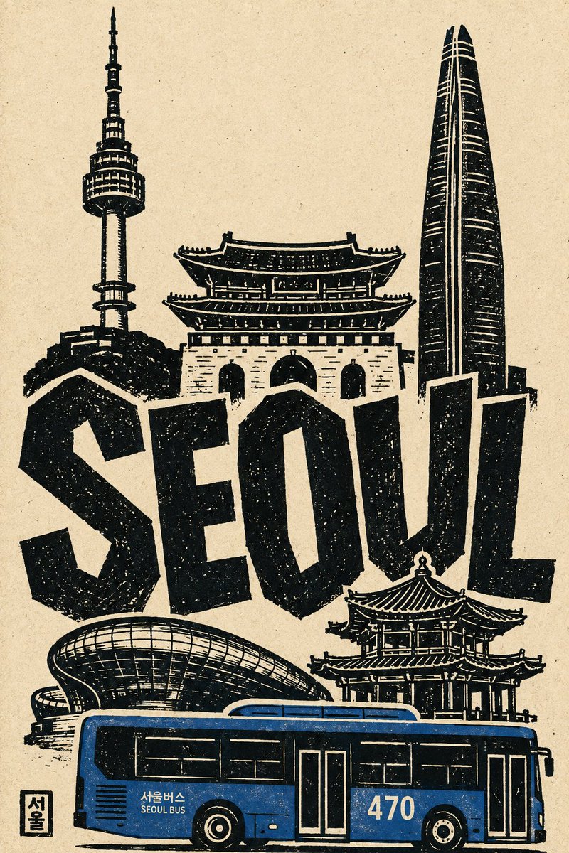 CITY = {CITY} 创作一幅大胆的手刻麻胶版画/剪纸风格的城市旅行海报，主题为{CITY}，竖版 2:3，印在带有明显手工质感的暖象牙色纸张上。 从{CITY}中挑选五个…