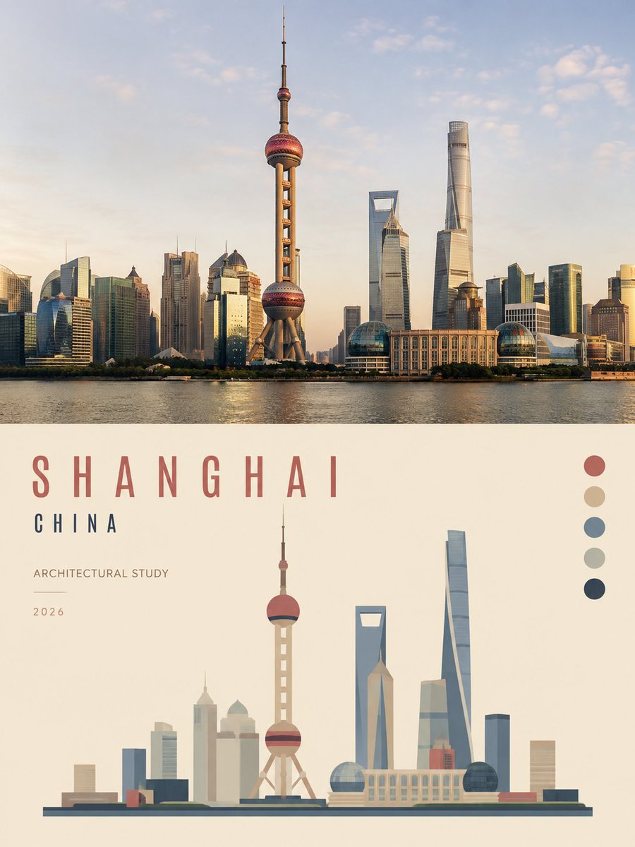 为 [CITY] 创作一张精致的 3:4 竖版高端旅行海报。 首先明确这座城市、所在国家、建筑、景观、气候、文化特征与视觉识别。挑选 ONE（一个）标志性的、辨识度极高的真实世界…