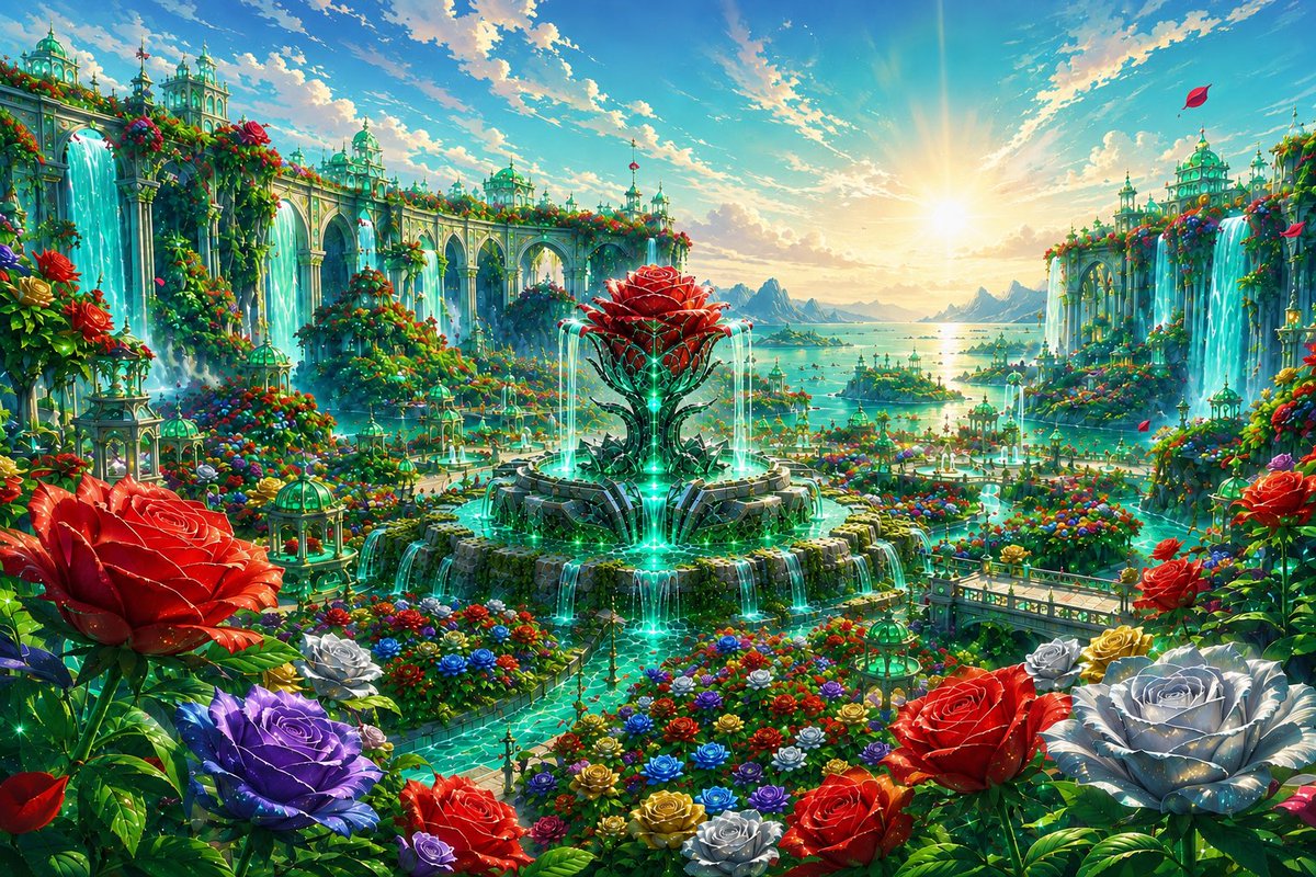 Seedance 提示词与参考图: • 角色: 使用下方提到的角色的已上传角色设定图作为严格的视觉风格参考。 使用图片 1 作为动漫角色 Emerald Rose 的参考。 使用…