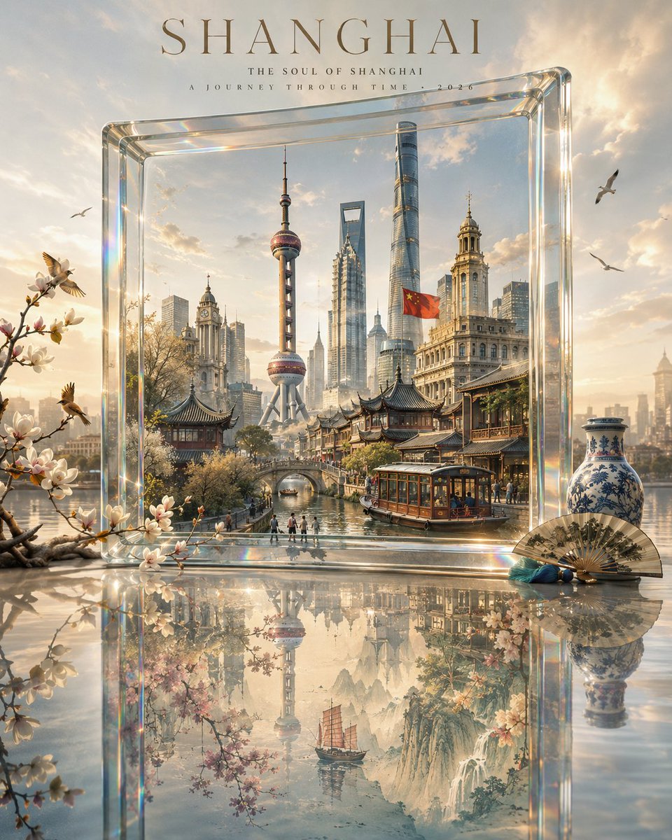 为 [COUNTRY] 创作一幅令人惊叹的 4:5 竖版奢华旅行艺术作品，灵感来源于高端编辑封面、复古欧洲旅行海报、美术摄影以及氛围绘画，概念完全原创。 概念——“玻璃背后的国度…