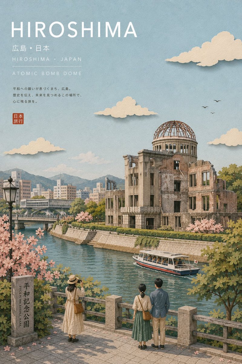 使用 GPT image 2 创建 提示 ↓ 为 {{CITY_NAME}} 创作一张高级插画旅行明信片,采用精致的日本旅游杂志美学风格。 自动研究并确定该城市的所属国家、本地语…