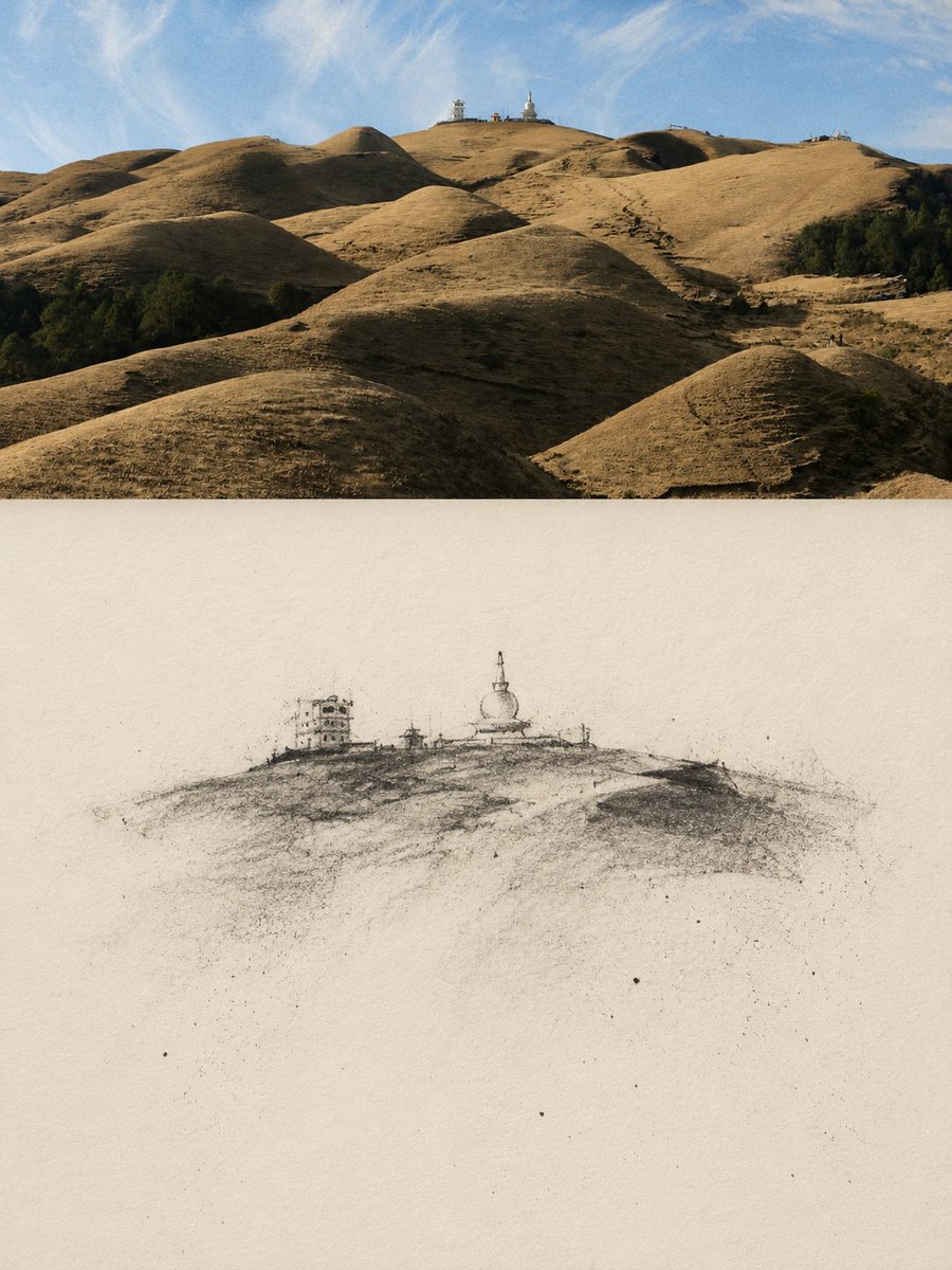 GPT image 2 prompt on chatGpt 提示词 👇 CHARCOAL VANISHING TRAVEL STUDY｜Charcoal Vanishing Tr…