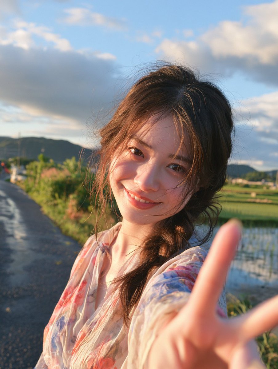 傍晚骤雨过后,我与你的夏日祭。 提示词(midjourney): Japanese woman in the evening, wearing a properly dresse…