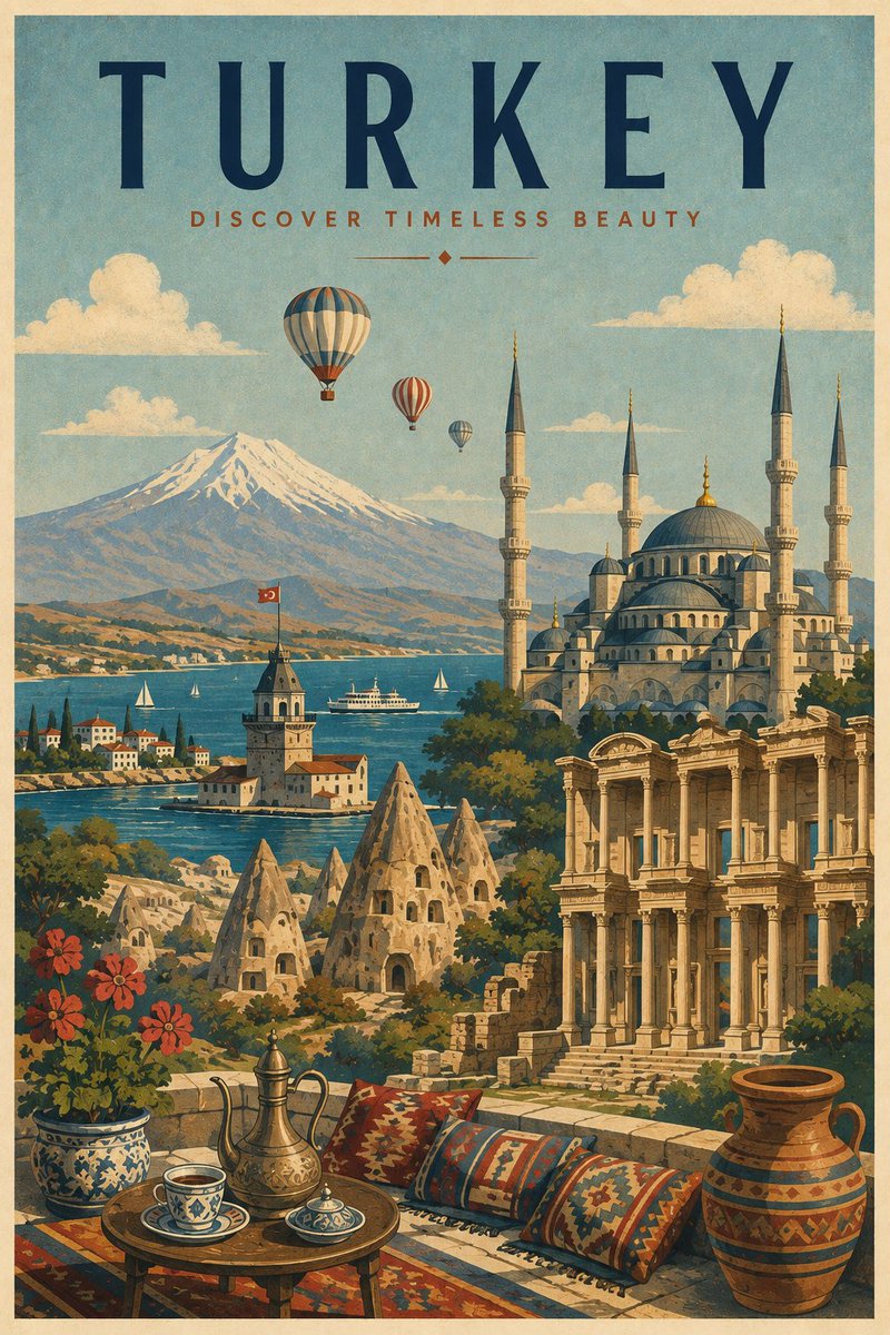 GPT 图像 2 张。 提示 👇 创建一幅复古中世纪（旧世纪中叶）风格的旧金山（加利福尼亚州）旅游海报插画，采用精致的 1950 年代至 1960 年代丝网印刷风格。使用高耸的竖…