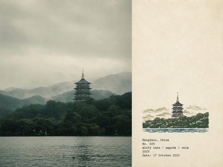 GPT image 2 on chatgpt Prompt👇 请为每一张我上传的照片分别创建一张独立的“橡皮印章旅行田野笔记海报”，逐张单独输出，不要拼贴或多图组合。 整体采用…