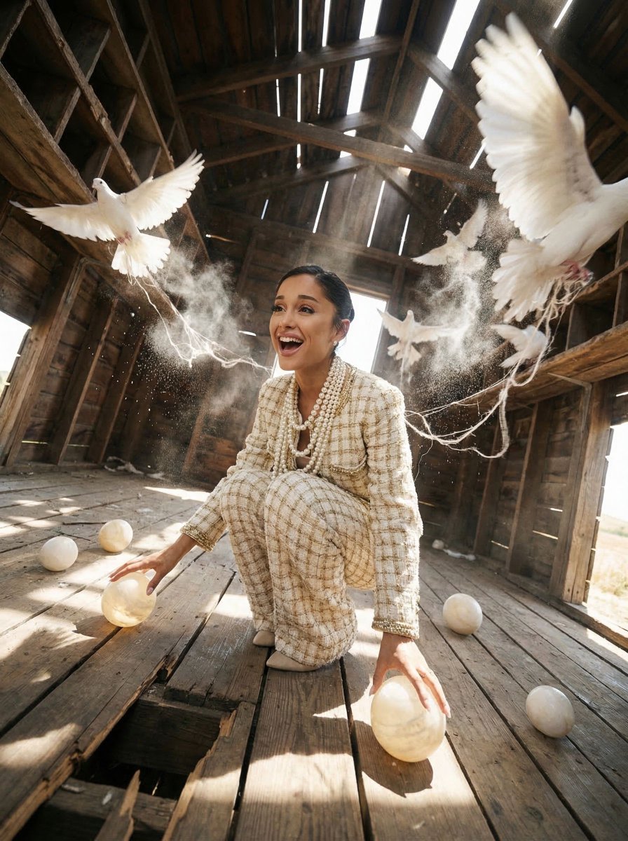 { "vibe_title_en": "Haute Avian Chaos", "master_prompt": "一张超写实、高成本实体特效摄影作品，使用…