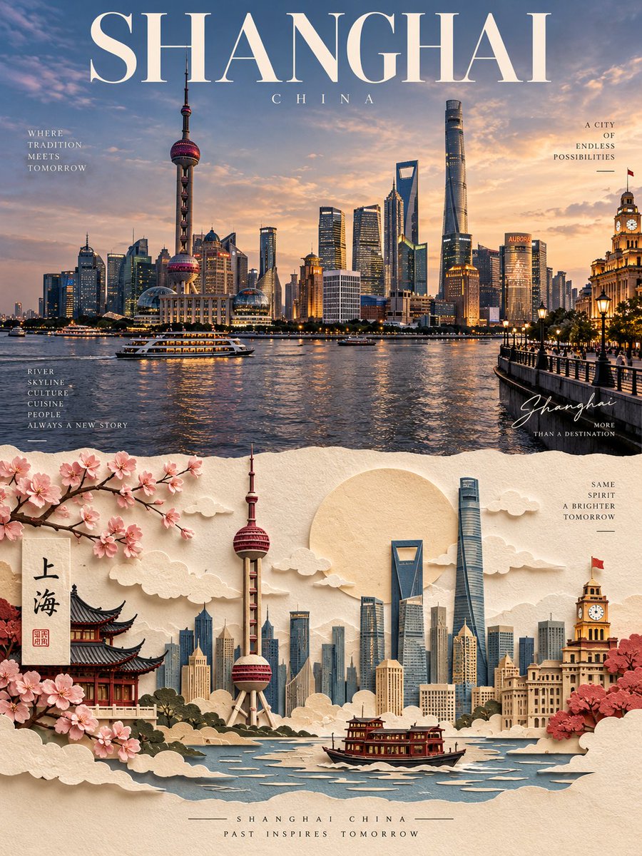 为 [CITY / LOCATION]（城市 / 地点）创作一张高端、精致、编辑风格十足的旅行海报。仅依据所写的地名与描述，独立生成整幅设计。 采用严格的 3:4 纵向构图，水平…